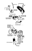 Page G Diagram and Parts List for 266 1985-06 Husqvarna Chainsaw