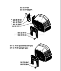 Page H Diagram and Parts List for 266 1985-06 Husqvarna Chainsaw