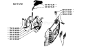 Page K Diagram and Parts List for 266 1986-01 Husqvarna Chainsaw