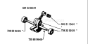 Page E Diagram and Parts List for 266 1986-01 Husqvarna Chainsaw