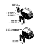 Page G Diagram and Parts List for 266 1986-01 Husqvarna Chainsaw