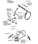 Page C Diagram and Parts List for 266 1986-04 Husqvarna Chainsaw