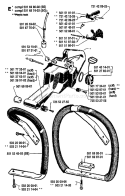 Page L Diagram and Parts List for 266 1986-12 Husqvarna Chainsaw