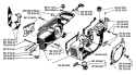 Page D Diagram and Parts List for 266 1987-11 Husqvarna Chainsaw