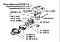 Part Location Diagram of 504358610 Husqvarna Air Filter Holder