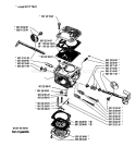 Page B Diagram and Parts List for 266 1989-02 Husqvarna Chainsaw