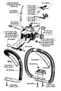 Page F Diagram and Parts List for 266 1989-02 Husqvarna Chainsaw