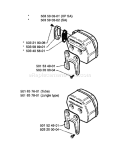 Part Location Diagram of 501657601 Husqvarna Silencer