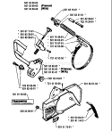 Page C Diagram and Parts List for 268 1987-05 Husqvarna Chainsaw