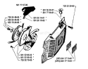 Page J Diagram and Parts List for 268 1987-11 Husqvarna Chainsaw