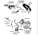 Page F Diagram and Parts List for 268 1987-11 Husqvarna Chainsaw