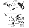 Page F Diagram and Parts List for 268 1990-05 Husqvarna Chainsaw