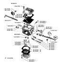 Page B Diagram and Parts List for 268 1991-02 Husqvarna Chainsaw