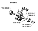 Page F Diagram and Parts List for 268 1991-02 Husqvarna Chainsaw
