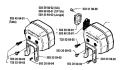 Page H Diagram and Parts List for 268 1991-02 Husqvarna Chainsaw