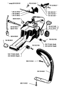 Page L Diagram and Parts List for 268 1993-09 Husqvarna Chainsaw