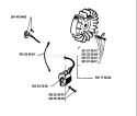 Page H Diagram and Parts List for 268 1993-09 Husqvarna Chainsaw