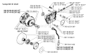 Page K Diagram and Parts List for 268 1997-01 Husqvarna Chainsaw