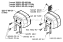Page G Diagram and Parts List for 268 1997-01 Husqvarna Chainsaw