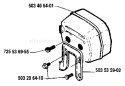 Page I Diagram and Parts List for 268K 268 K 1989-01 Husqvarna Concrete Saw