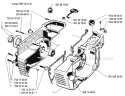 Part Location Diagram of 506146101 Husqvarna Crankcase