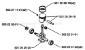 Part Location Diagram of 531002919 Husqvarna PISTON SET