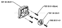 Page C Diagram and Parts List for 25H 25 H 1993-01 Husqvarna Hedge Trimmer