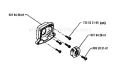 Page E Diagram and Parts List for 26H 26 H 1994-03 Husqvarna Hedge Trimmer