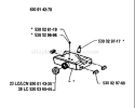 Page F Diagram and Parts List for 26LC 26 LC 1991-04 Husqvarna Trimmer