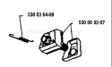 Page M Diagram and Parts List for 26L 26 L 1993-05 Husqvarna Trimmer