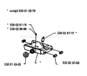 Part Location Diagram of 530029760 Husqvarna ISOLATOR