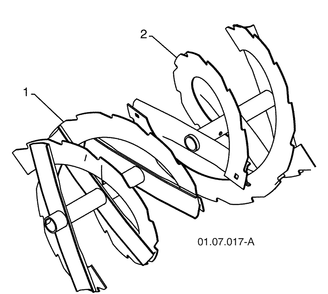 Auger Housing 2 Diagram and Parts List for 924SB (96193003500)(2008-10) Husqvarna Snow Blower
