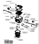 Page B Diagram and Parts List for 272 1993-01 Husqvarna Chainsaw