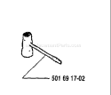 Page A Diagram and Parts List for 272S 272 S 1995-12 Husqvarna Stump Grinder