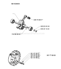 Page H Diagram and Parts List for 272S 272 S 1997-01 Husqvarna Stump Grinder