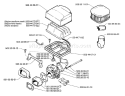 Page A Diagram and Parts List for 272XP 272 XP 1997-01 Husqvarna Chainsaw