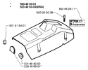 Page K Diagram and Parts List for 272XP 272 XP 1997-01 Husqvarna Chainsaw