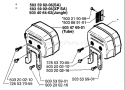 Page G Diagram and Parts List for 272XP 272 XP 1997-01 Husqvarna Chainsaw