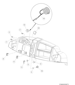 Part Location Diagram of 603000760 Husqvarna Spacer, Keyswitch.