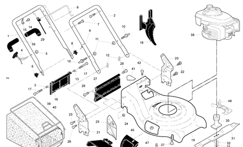 Part Location Diagram of 532425923 Husqvarna Engine Zone Control Cable