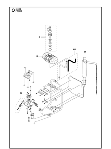 Frame Diagram and Parts List for 331RB (967866402)(2019-04) Husqvarna Edger