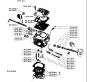 Page B Diagram and Parts List for 281 1986-01 Husqvarna Chainsaw