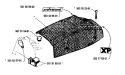 Page K Diagram and Parts List for 281 1986-12 Husqvarna Chainsaw