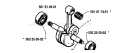 Page D Diagram and Parts List for 281 1986-12 Husqvarna Chainsaw