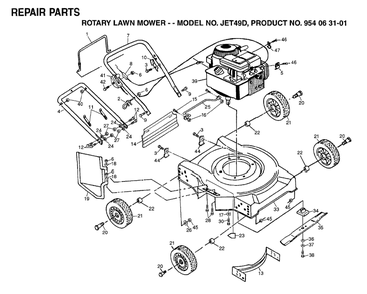 Part Location Diagram of 532146863 Husqvarna Housing