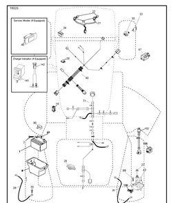 Electrical Diagram and Parts List for YTH18542 (96045005901)(2020-10) Husqvarna Lawn Tractor