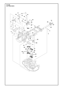 Part Location Diagram of 531148177 Husqvarna Link Arm Assembly