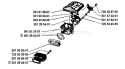 Page A Diagram and Parts List for 285 1981-12 Husqvarna Chainsaw