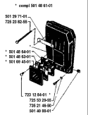 Page I Diagram and Parts List for 285 1981-12 Husqvarna Chainsaw
