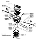 Page B Diagram and Parts List for 281 1988-01 Husqvarna Chainsaw